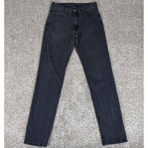 Levis 541 Jeans Mens 34x36 Black Athletic Taper Stretch Denim Pants Red Tab